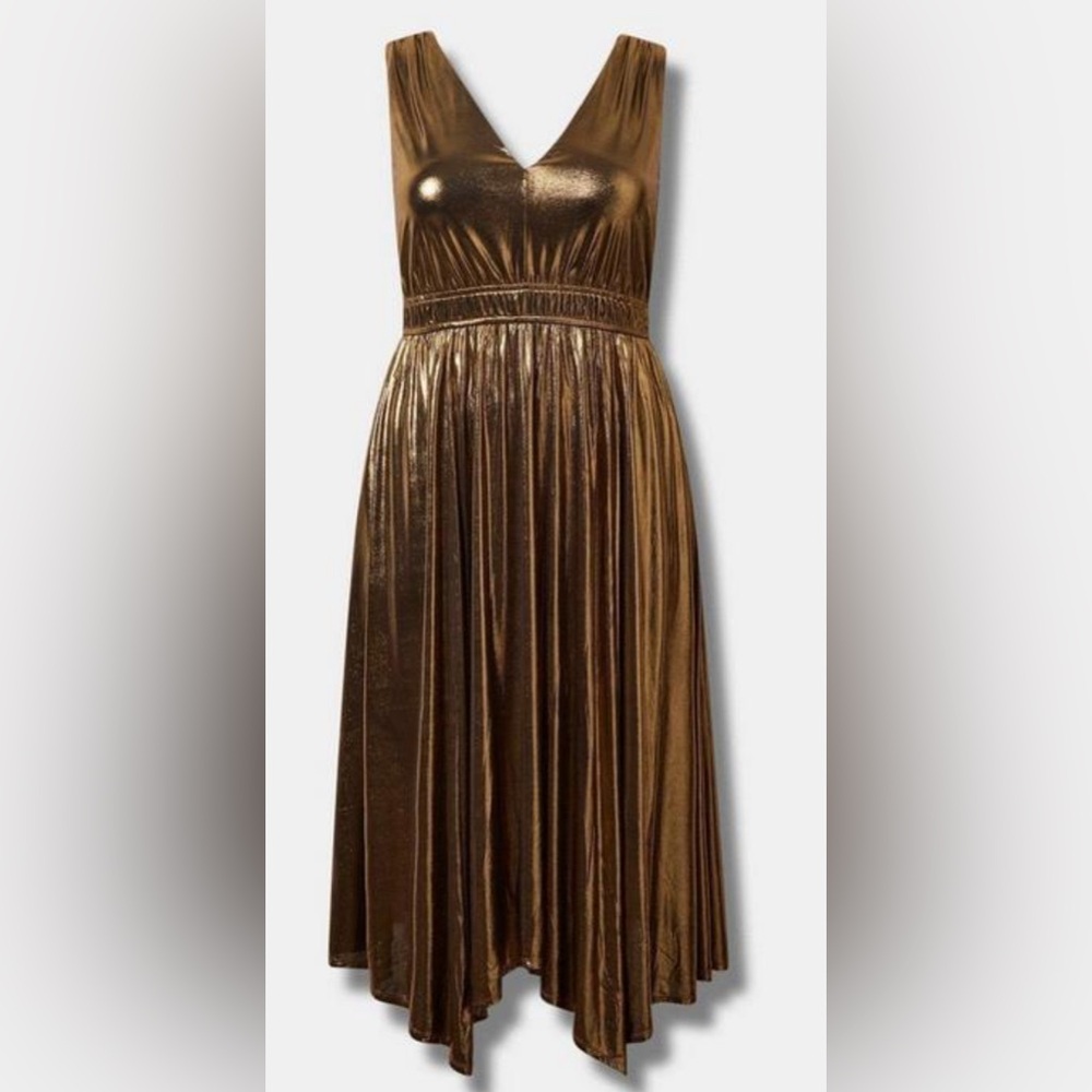 Liquid Knit Double V-Neck Dress is Stunning. Only 1 of these dresses available!